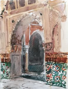 Watercolour Marrakech