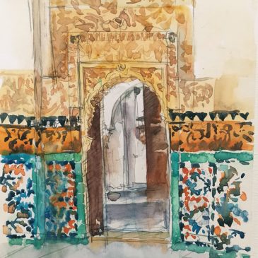Watercolour Marrakech