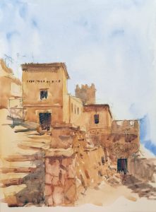 Watercolour Ouarzazate