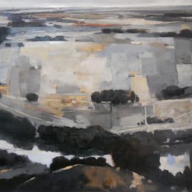 Landscape painting, oil